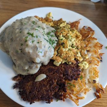Off The Griddle - Blue plate - Vegan Near Me - Portland, Oregon