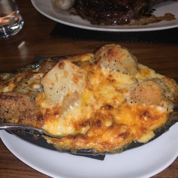 Old Brea Chop House - Potatoes au gratin - super cheesy! Loved it! - Steakhouses Near Me - Brea, California
