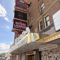 Hotel Nevada & Gambling Hall - Main hotel entrance.