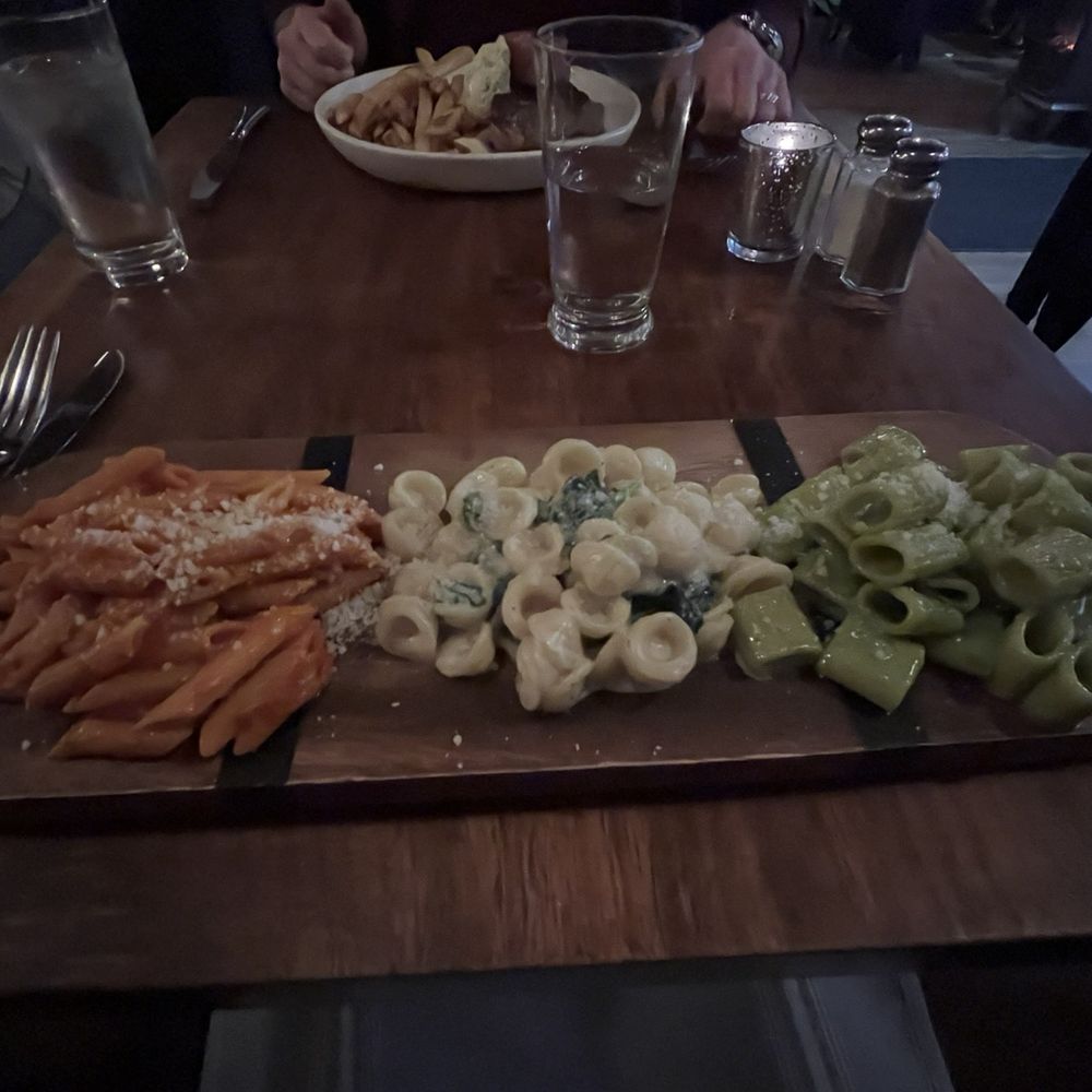 The Oxford - Pasta flight - Wine Bars Near Me - Branford, Connecticut