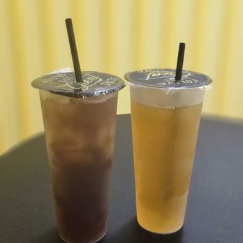 Bobaland - White Peach Oolong Tea & Jasmine Green Tea - Bubble Tea Near Me - West Covina, California