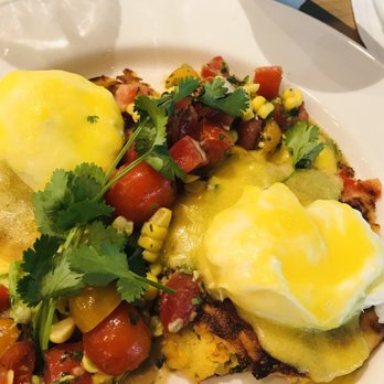 Caroline - Sweet corn cake Benedict- amazing flavors- very filling! - Bakeries Near Me - Austin, Texas Caroline - Sweet corn cake Benedict- amazing flavors- very filling! - Bakeries Near Me - Austin, Texas