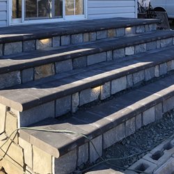 Angel’s Landscaping and Hardscape - Nice steps with bullnose and light