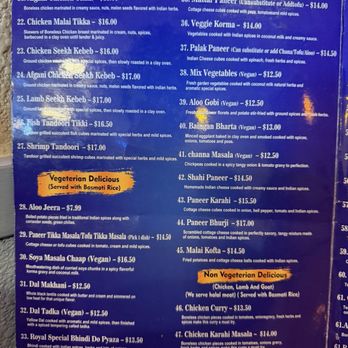 Royal India Indian Cuisine - Menu - Halal Near Me - Merced, California