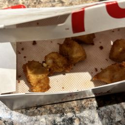Fly Eggs on nuggets do not eat here.