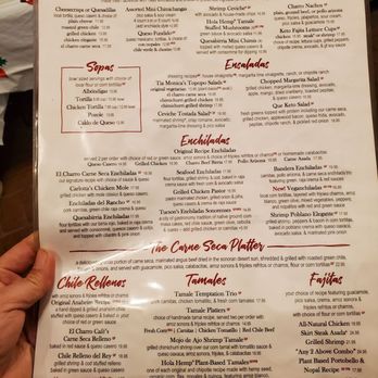 El Charro Cafe - Menu - Tacos Near Me - Tucson, Arizona