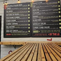 Sammich - Menu