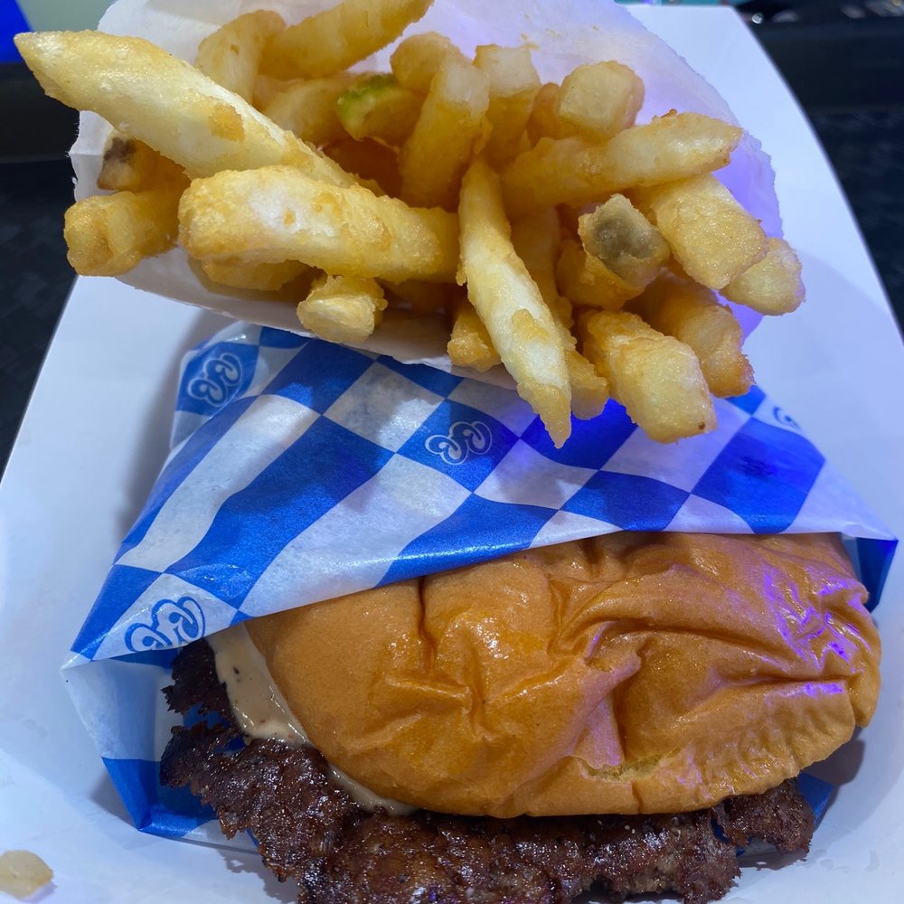Burger Bodega - Single burger and fries - Burgers Near Me - Houston, Texas