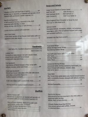 Menu photo 3 Seafood Atlantic Cape Canaveral, FL