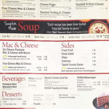 Newk's Eatery - Menu page 4 - Salad Near Me - Panama City, Florida Newk's Eatery - Menu page 4 - Salad Near Me - Panama City, Florida