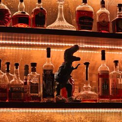 The Subway Speakeasy - The bar at the Subway Speak Easy.