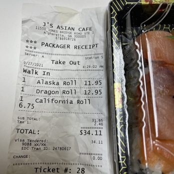 J's Asian Cafe - a package of salmon - Malaysian Near Me - Alpharetta, Georgia J's Asian Cafe - a package of salmon - Malaysian Near Me - Alpharetta, Georgia