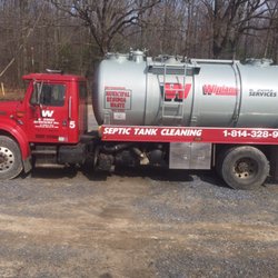 Williams Septic Tank Service - Our 2500 gallon pumper, call 814-328-9918