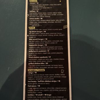 Teeth - Menu December 2024 - Bars Near Me - San Francisco, California
