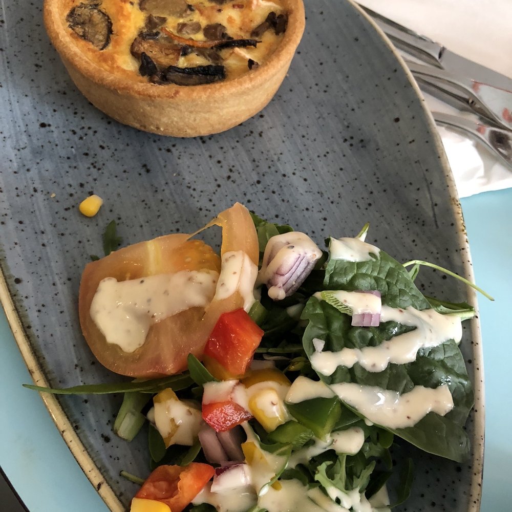Jam - Mushroom and Brie Quiche w Side Salad - Breakfast & Brunch Near Me - Killarney, Kentucky