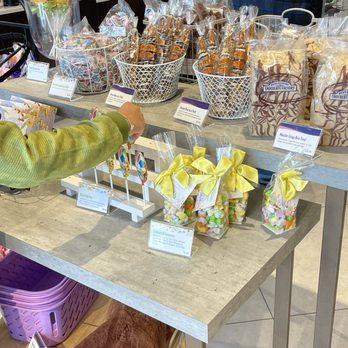 Rocky Mountain Chocolate Factory - Table full of treats - Candy Stores Near Me - Meridian, Idaho Rocky Mountain Chocolate Factory - Table full of treats - Candy Stores Near Me - Meridian, Idaho