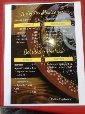 Menu photo 1 La Mexicanita Tulum, ROO