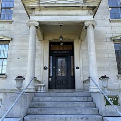 Outside main entrance to Noble maritime museum