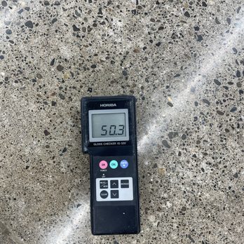 Benny's Custom Concrete - A reader on how shiny the floor is. - Flooring Near Me - Bountiful, Utah
