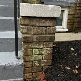 Brick work their team did. Brick work their team did.