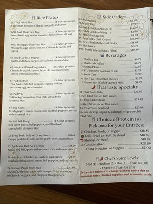 Menu photo 3 Thai Taste Fresno, CA