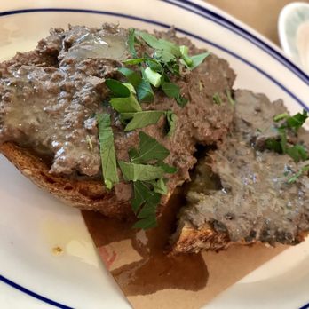 The Corner - Chicken liver toast. - Cafes Near Me - Montclair, New Jersey The Corner - Chicken liver toast. - Cafes Near Me - Montclair, New Jersey