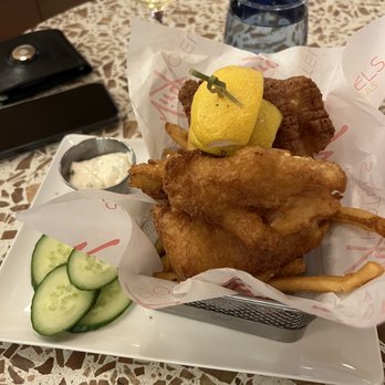 Kitchen - Fish n chips - very British perfectly cooked - New American Near Me - Las Vegas, Nevada Kitchen - Fish n chips - very British perfectly cooked - New American Near Me - Las Vegas, Nevada
