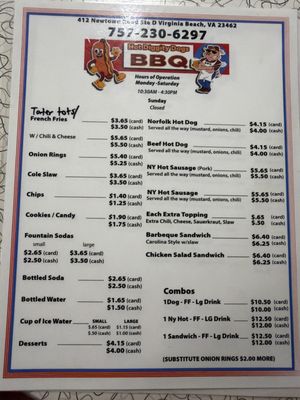 Menu photo 1 Hot Diggity Dogs BBQ Virginia Beach, VA