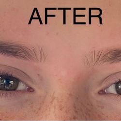 Brows Threading Salon - She was super happy with the results! They looked groomed but not over done :)