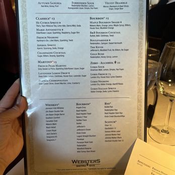 Webster's Bistro & Bar - Cocktails - here's to Fridayyyyyy ! - New American Near Me - North Tonawanda, New York Webster's Bistro & Bar - Cocktails - here's to Fridayyyyyy ! - New American Near Me - North Tonawanda, New York
