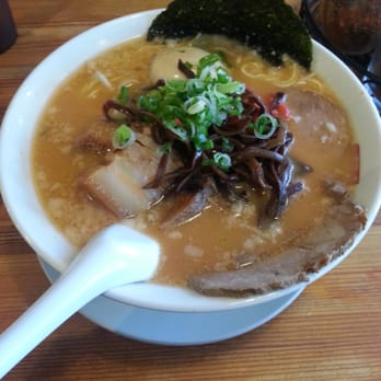Himawari - Tonkatsu Deluxe Ramen made spicy...meh, wasn't anything "deluxe" about it. $13.50 + $0.50 to make spicy as of September 2014. - Ramen Near Me - San Mateo, California Himawari - Tonkatsu Deluxe Ramen made spicy...meh, wasn't anything "deluxe" about it. $13.50 + $0.50 to make spicy as of September 2014. - Ramen Near Me - San Mateo, California