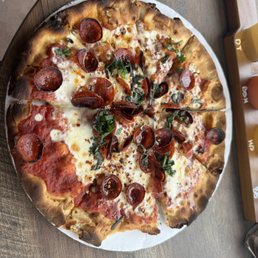 Hot Honey Pepperoni Pizza Hot Honey Pepperoni Pizza
