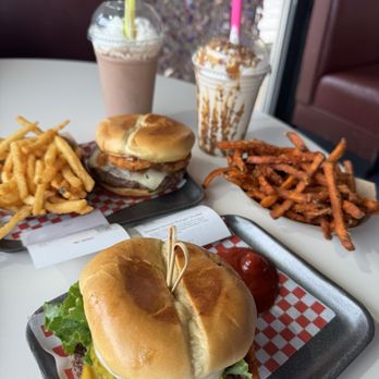 The Neighborhood Scoop - Burger basket and shake - Ice Cream & Frozen Yogurt Near Me - Pasadena, Texas The Neighborhood Scoop - Burger basket and shake - Ice Cream & Frozen Yogurt Near Me - Pasadena, Texas