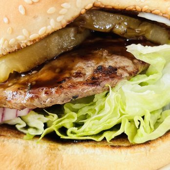 Famous Burgers - a hamburger with meat and lettuce - Burgers Near Me - Long Beach, California Famous Burgers - a hamburger with meat and lettuce - Burgers Near Me - Long Beach, California
