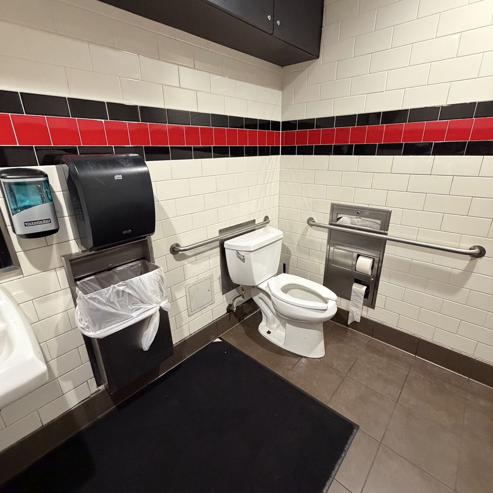 Clean restroom