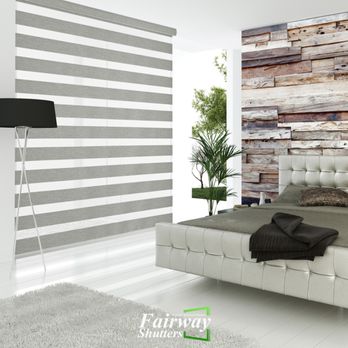 Fairway Shutters - See the world through our zebra shades. They provide an elegant style to any room. - Shutters Near Me - Ontario, California Fairway Shutters - See the world through our zebra shades. They provide an elegant style to any room. - Shutters Near Me - Ontario, California