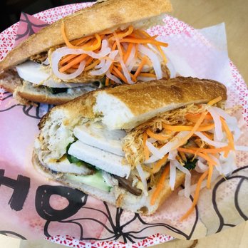 BÊP Vietnamese Kitchen - Banh Mi with ingredients filled to the brim! - Vietnamese Near Me - Hong Kong, HK