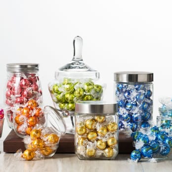 Lindt - a variety of candy in glass jars - Chocolatiers & Shops Near Me - Brossard, Quebec