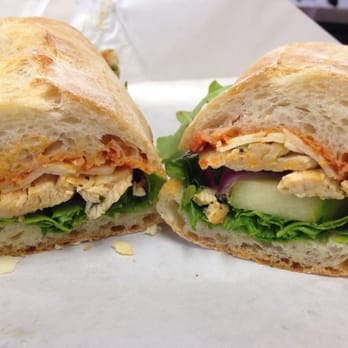Bread & Chocolate - Sun-dried tomato chicken sandwich, one of the specials today. - Bakeries Near Me - Hamden, Connecticut