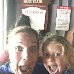 River King Mine Train - Her first time riding it in 2016
