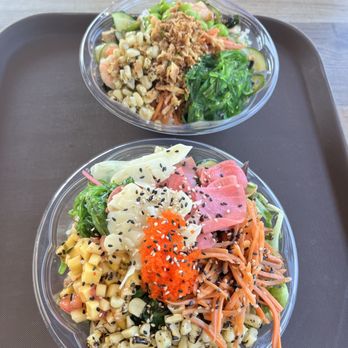 hokibar - Regular poke bowl with two protein options. - Hawaiian Near Me - Overland Park, Kansas