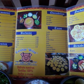Silao Carnitas - the menu - Mexican Near Me - Playa del Carmen, ROO