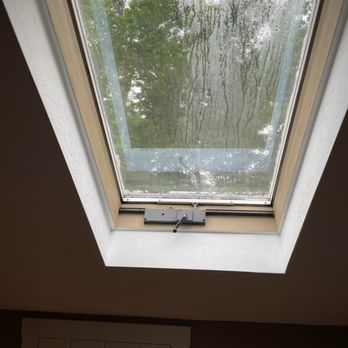 Skylight and Window Medics - Roto skylight before glass replacement/rebuild - Glass & Mirrors Near Me - Pembroke, Massachusetts