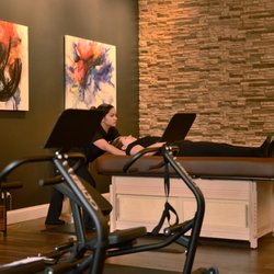 Stretchmed Glendale - A calm, modern space with warm lighting and soothing art--our studio offers a tranquil vibe for personalized stretch therapy sessions.