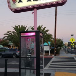 a phone booth a phone booth