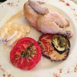 Restaurant des Amandiers - Chicken plate