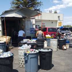 OG recycling - Busy on weekdays!