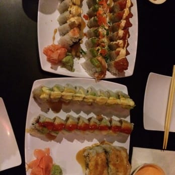 Sushimono - 6 rolls - lemon tree, oh no, lion king, garlic salmon, kristiny dragon and super spider. - Japanese Near Me - Fair Oaks, California Sushimono - 6 rolls - lemon tree, oh no, lion king, garlic salmon, kristiny dragon and super spider. - Japanese Near Me - Fair Oaks, California