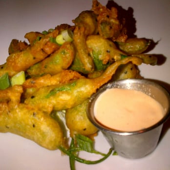 Sprig & Vine - Shishito Pepper Tempura - Vegan Near Me - New Hope, Pennsylvania Sprig & Vine - Shishito Pepper Tempura - Vegan Near Me - New Hope, Pennsylvania