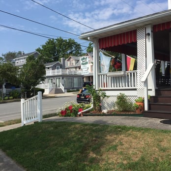 Holly Haven - The front of Holly Haven (with German flag) - Bed & Breakfast Near Me - Rehoboth Beach, Delaware